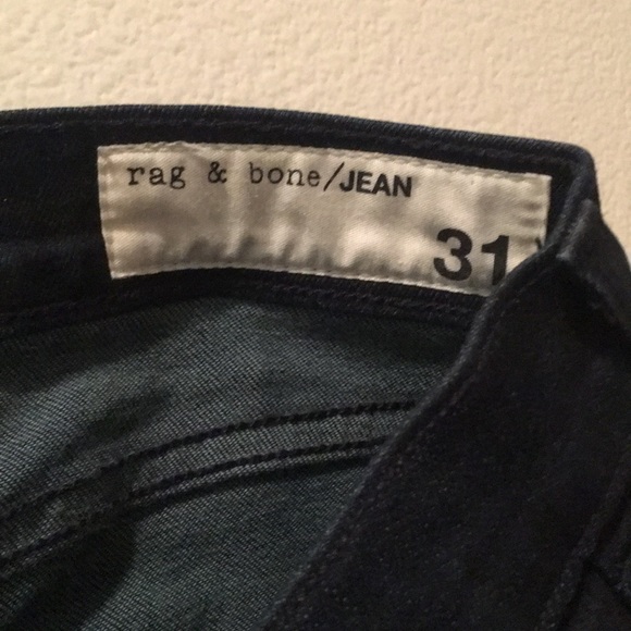 Rag & Bone Skinny Jeans - Olive Harrow, Size 31 - Picture 4 of 6